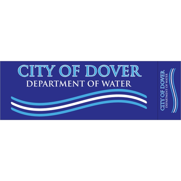 11.5" x 3.75" Face-Cut Vinyl Bumper Sticker