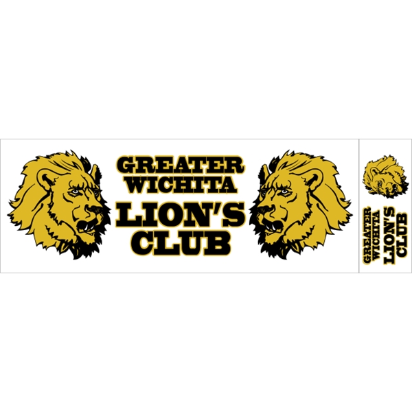 11.5" x 3.75" Face-Cut Vinyl Bumper Sticker