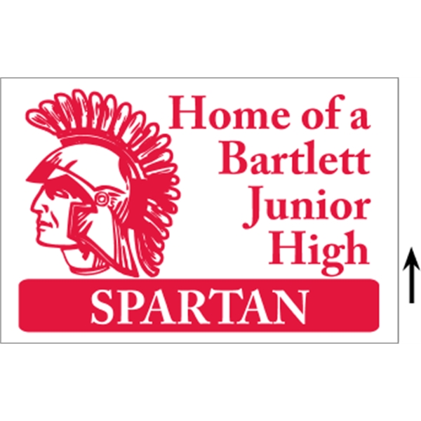 18" x 12" Corrugated Sign -  1 Color, 1 Side - 18" x 12" Corrugated Sign -  1 Color, 1 Side - Image 7 of 8