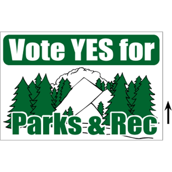 18" x 12" Corrugated Sign - 2 Colors, 1 Side - 18" x 12" Corrugated Sign - 2 Colors, 1 Side - Image 4 of 8