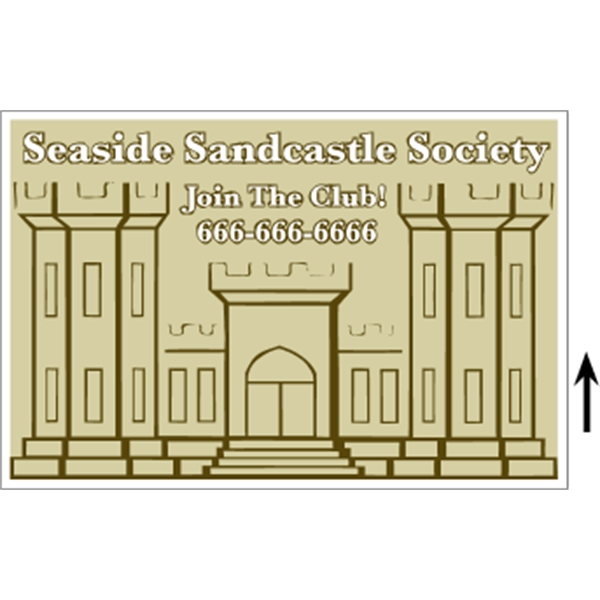 18 "x 12" Corrugated Sign - 2 Colors, 2 Sides - 18 "x 12" Corrugated Sign - 2 Colors, 2 Sides - Image 2 of 8