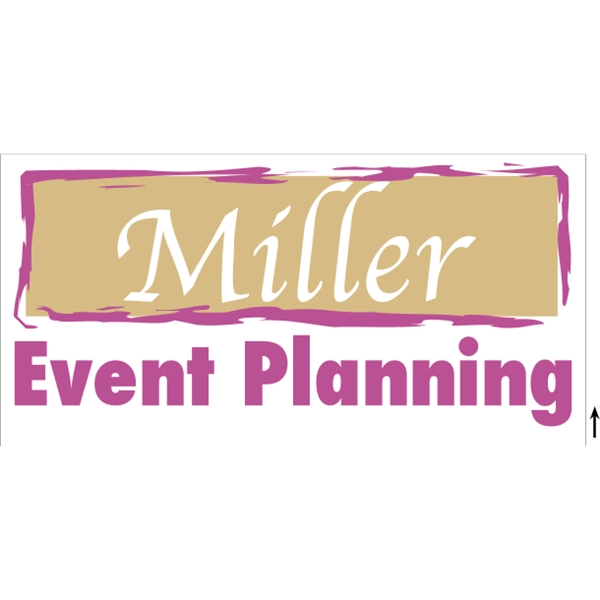 48" x 24" Corrugated Sign - 2 Colors, 1 Side - 48" x 24" Corrugated Sign - 2 Colors, 1 Side - Image 8 of 8