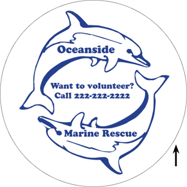 22" Diameter Corrugated Sign - 22" Diameter Corrugated Sign - Image 1 of 7