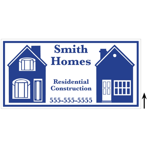 24" X 12" Corrugated Sign - 24" X 12" Corrugated Sign - Image 1 of 7