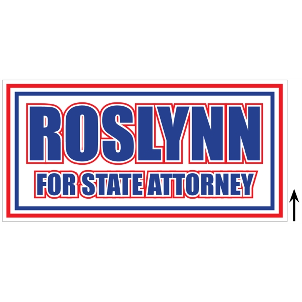 24" X 12" Corrugated Sign - 24" X 12" Corrugated Sign - Image 3 of 7