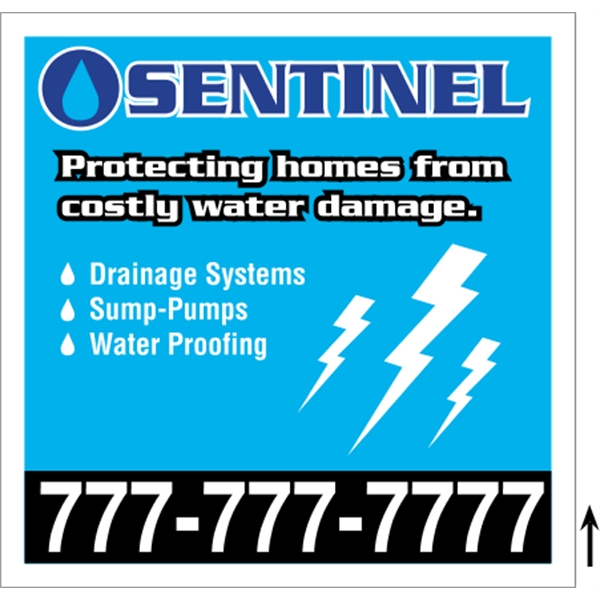 24" X 24" Corrugated Sign - 24" X 24" Corrugated Sign - Image 7 of 7