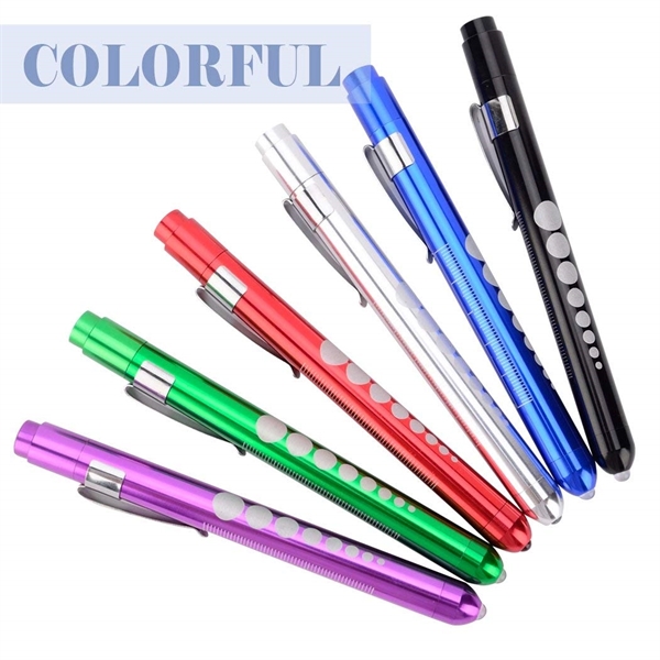 Nurse Penlight with Pupil Gauge LED Medical Pen Light - Nurse Penlight with Pupil Gauge LED Medical Pen Light - Image 0 of 5