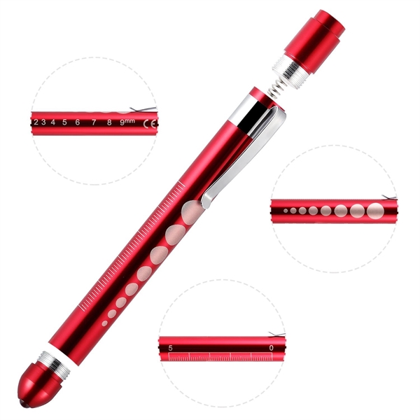 Nurse Penlight with Pupil Gauge LED Medical Pen Light - Nurse Penlight with Pupil Gauge LED Medical Pen Light - Image 5 of 5