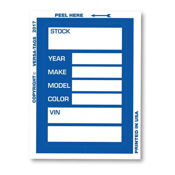 V-T™ KLEER-BAK™ Stock Stickers New Style - V-T™ KLEER-BAK™ Stock Stickers New Style - Image 1 of 6