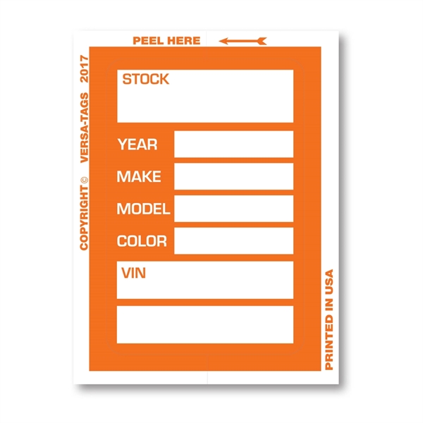 V-T™ KLEER-BAK™ Stock Stickers New Style - V-T™ KLEER-BAK™ Stock Stickers New Style - Image 3 of 6