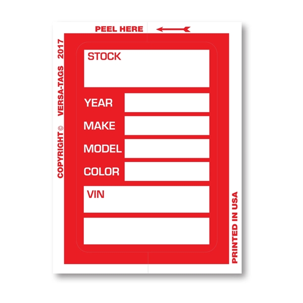 V-T™ KLEER-BAK™ Stock Stickers New Style - V-T™ KLEER-BAK™ Stock Stickers New Style - Image 4 of 6