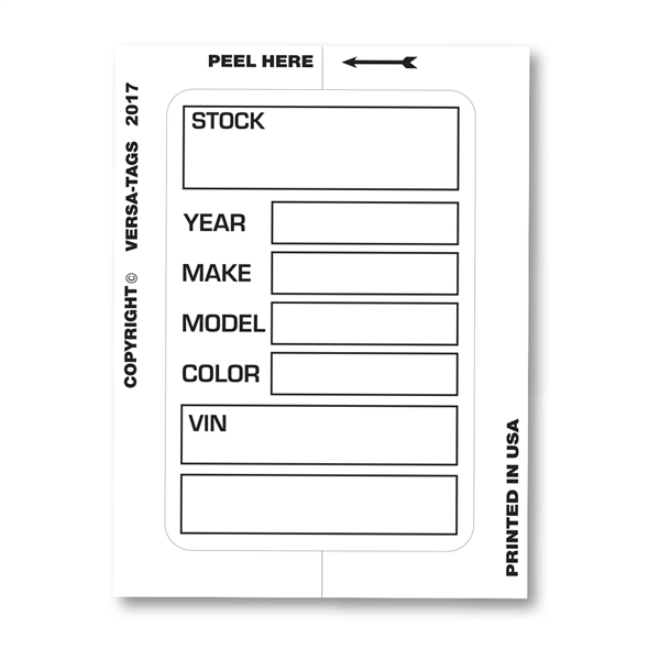 V-T™ KLEER-BAK™ Stock Stickers New Style - V-T™ KLEER-BAK™ Stock Stickers New Style - Image 5 of 6