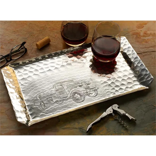 Lincoln Metal Hostess and Display Tray - Lincoln Metal Hostess and Display Tray - Image 2 of 7