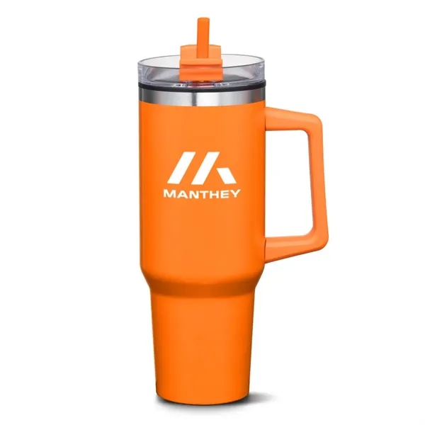 Benidorm Handle Travel Mug w/Straw - 40oz - Benidorm Handle Travel Mug w/Straw - 40oz - Image 10 of 23