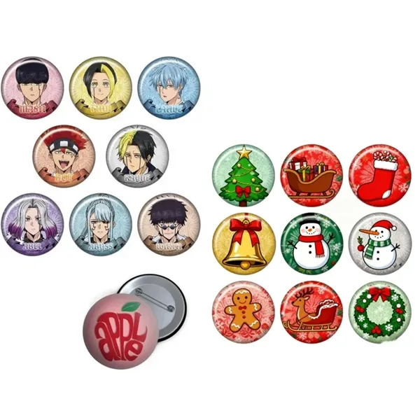 Fully Customized Round Lapel Pins - Fully Customized Round Lapel Pins - Image 0 of 3