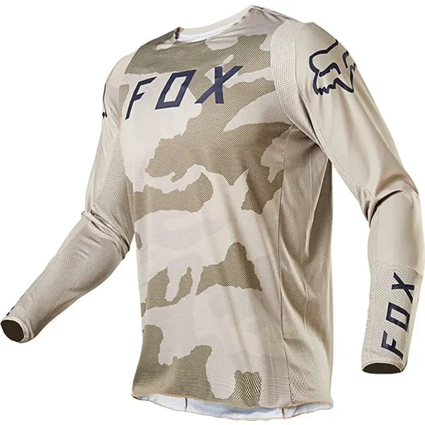 Long Sleeve Moisture-Wicking Motocross Jersey - Long Sleeve Moisture-Wicking Motocross Jersey - Image 3 of 9