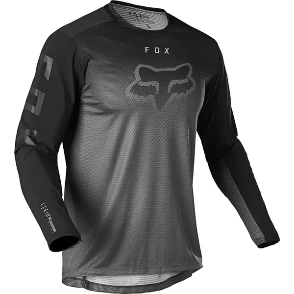 Long Sleeve Moisture-Wicking Motocross Jersey - Long Sleeve Moisture-Wicking Motocross Jersey - Image 5 of 9