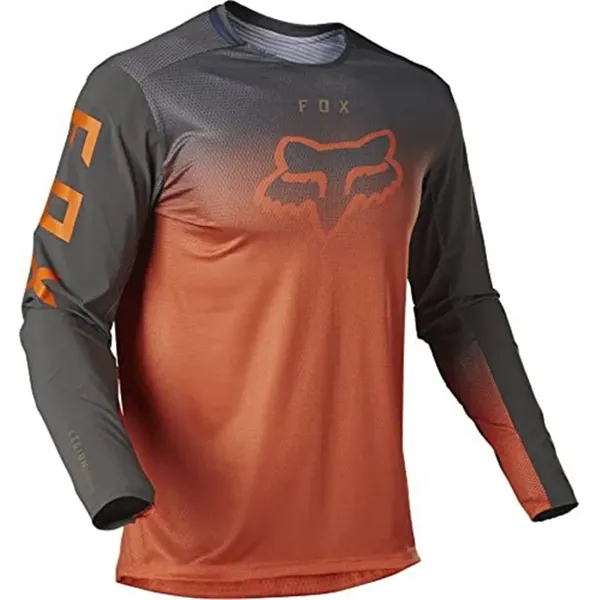 Long Sleeve Moisture-Wicking Motocross Jersey - Long Sleeve Moisture-Wicking Motocross Jersey - Image 6 of 9