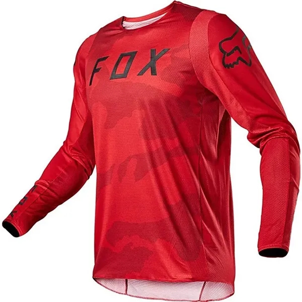 Long Sleeve Moisture-Wicking Motocross Jersey - Long Sleeve Moisture-Wicking Motocross Jersey - Image 9 of 9