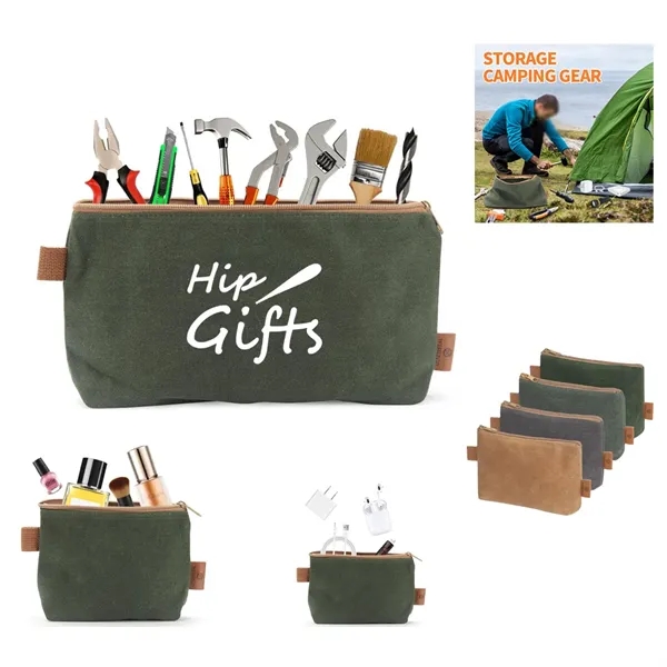 Canvas Zipper Tool Pouch Organizer - Canvas Zipper Tool Pouch Organizer - Image 0 of 3