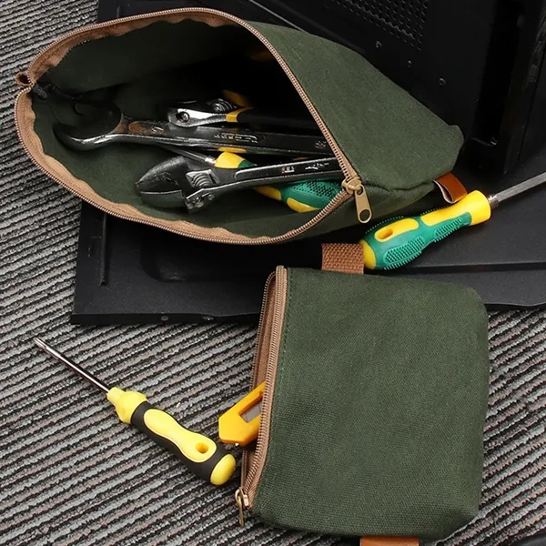 Canvas Zipper Tool Pouch Organizer - Canvas Zipper Tool Pouch Organizer - Image 1 of 3