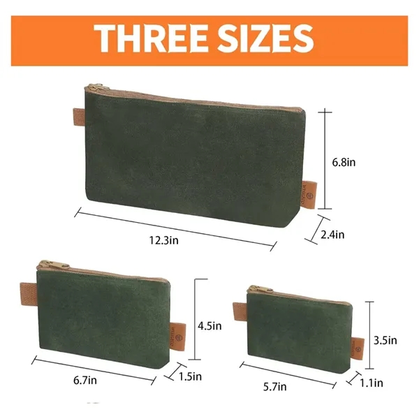 Canvas Zipper Tool Pouch Organizer - Canvas Zipper Tool Pouch Organizer - Image 3 of 3