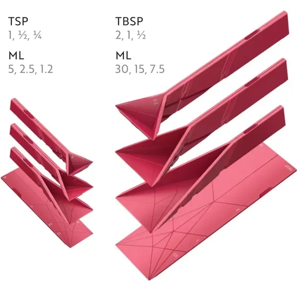 3-IN-1 Folding Measuring Magnetic Spoons - 3-IN-1 Folding Measuring Magnetic Spoons - Image 6 of 10