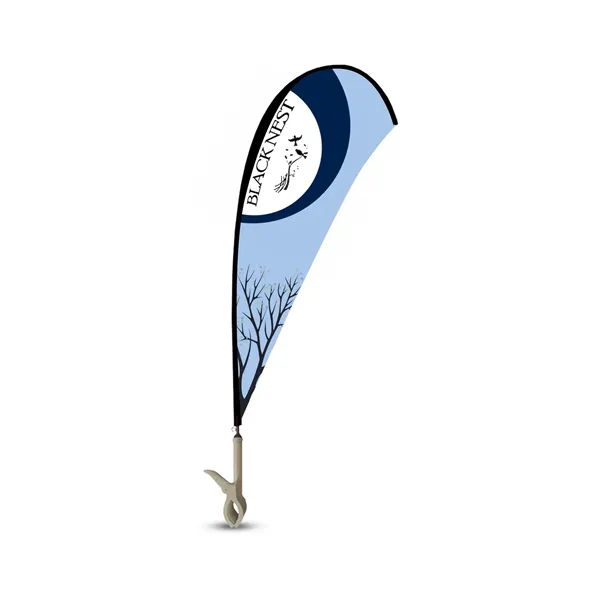 Clip Flags - Teardrop Single Sided (12.17" x 23.78") - Clip Flags - Teardrop Single Sided (12.17" x 23.78") - Image 1 of 7