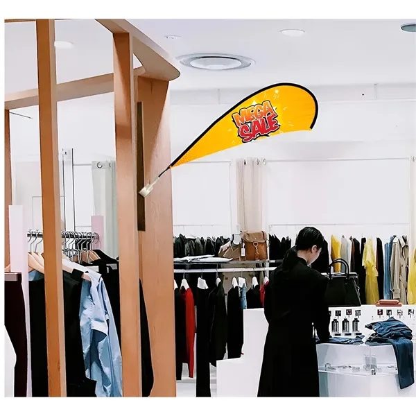 Clip Flags - Teardrop Single Sided (12.17" x 23.78") - Clip Flags - Teardrop Single Sided (12.17" x 23.78") - Image 2 of 7