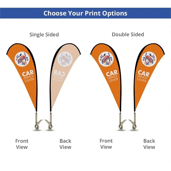 Clip Flags - Teardrop Single Sided (12.17" x 23.78") - Clip Flags - Teardrop Single Sided (12.17" x 23.78") - Image 6 of 7