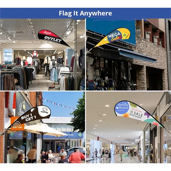 Clip Flags - Teardrop Single Sided (12.17" x 23.78") - Clip Flags - Teardrop Single Sided (12.17" x 23.78") - Image 7 of 7