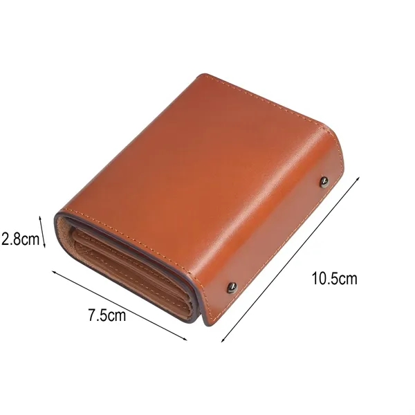 Wallets Card Holders Three-Fold Design Men's And Women's - Wallets Card Holders Three-Fold Design Men's And Women's - Image 1 of 6