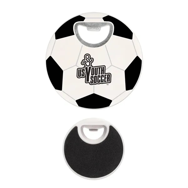 Soccer Coaster Bottle Opener