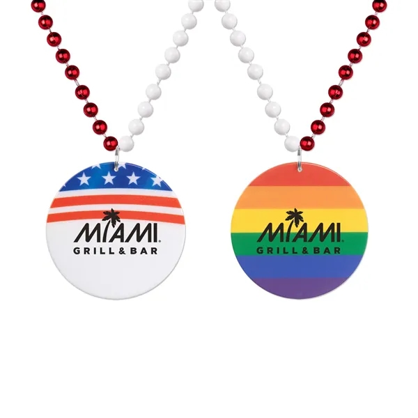 Patriotic/Pride Medallion Beads - Patriotic/Pride Medallion Beads - Image 0 of 1