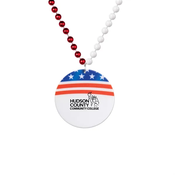 Patriotic Medallion Beads - Patriotic Medallion Beads - Image 0 of 1