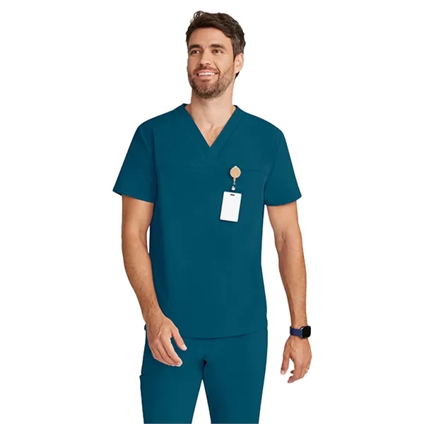 Medelita Scrubs - Men's 3-Pocket Vapor V-Neck Seamed Top - Medelita Scrubs - Men's 3-Pocket Vapor V-Neck Seamed Top - Image 2 of 8
