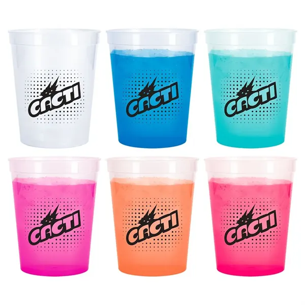 16 oz Color Changing Stadium Cup - 16 oz Color Changing Stadium Cup - Image 0 of 5