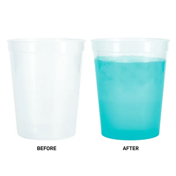 16 oz Color Changing Stadium Cup - 16 oz Color Changing Stadium Cup - Image 1 of 5