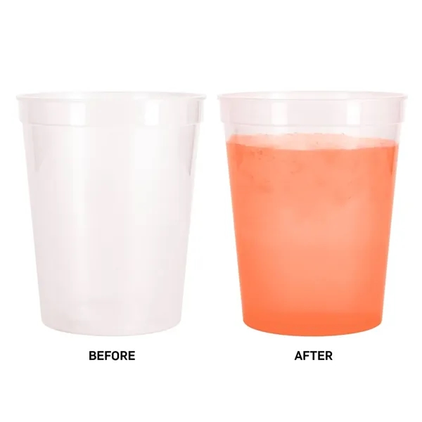 16 oz Color Changing Stadium Cup - 16 oz Color Changing Stadium Cup - Image 2 of 5