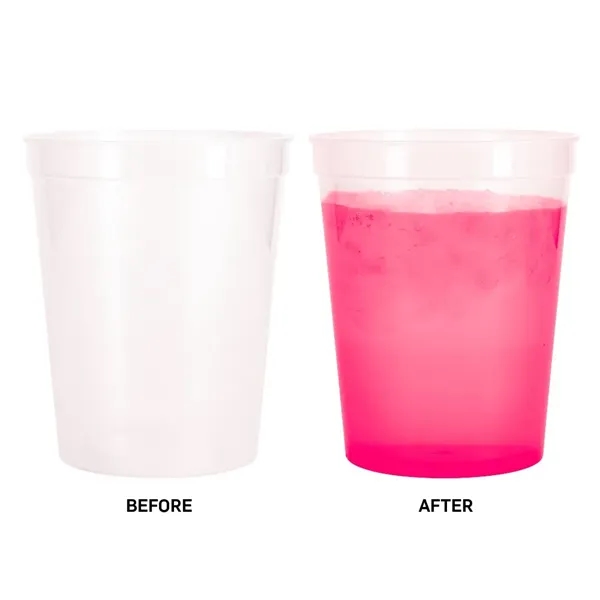 16 oz Color Changing Stadium Cup - 16 oz Color Changing Stadium Cup - Image 4 of 5