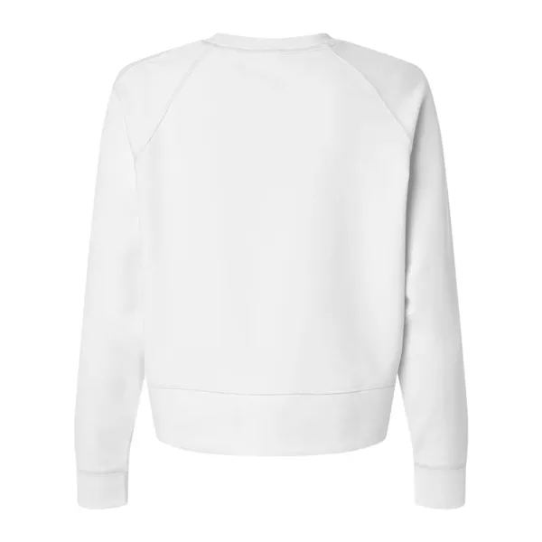 Adidas Women's Beyond Side-Snap Crewneck Sweatshirt - Adidas Women's Beyond Side-Snap Crewneck Sweatshirt - Image 2 of 4