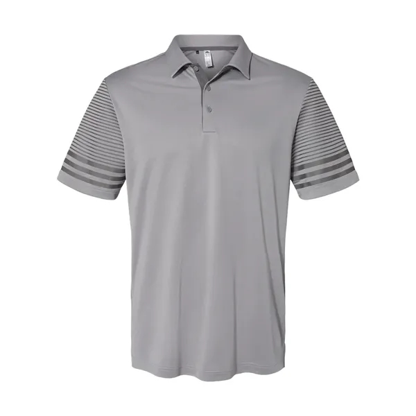 Adidas Men's Striped Sleeve Polo - Adidas Men's Striped Sleeve Polo - Image 3 of 6