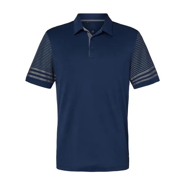 Adidas Men's Striped Sleeve Polo - Adidas Men's Striped Sleeve Polo - Image 5 of 6