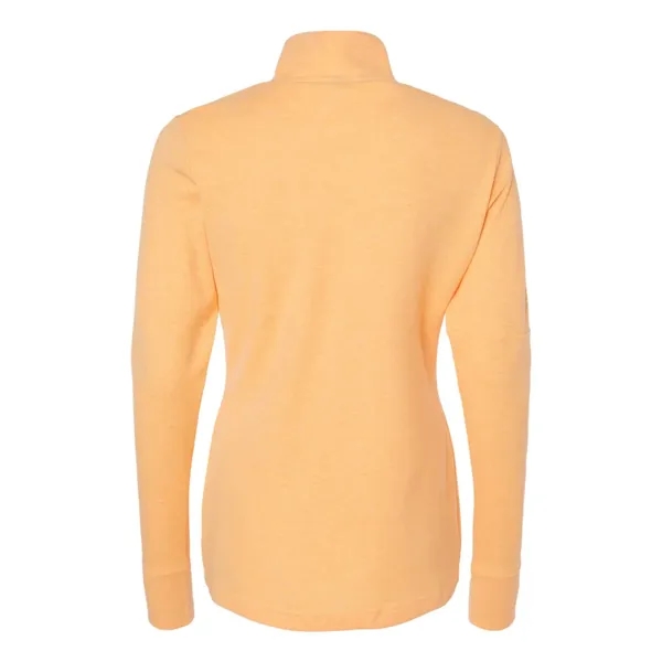 Adidas Women's 3-Stripes Quarter-Zip Sweater Pullover - Adidas Women's 3-Stripes Quarter-Zip Sweater Pullover - Image 2 of 12