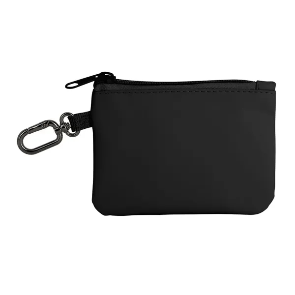 Custom Benton Rectangle Recycled PU Zip Pouch
