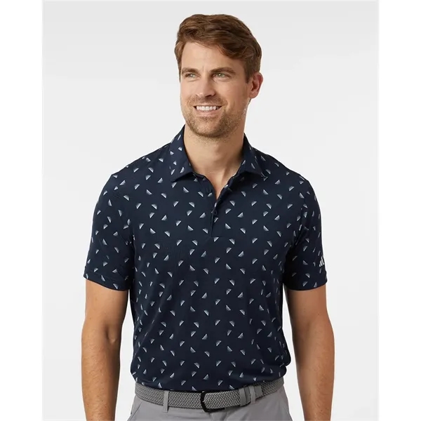 Adidas Men's Ultimate365 Mesh Print Polo