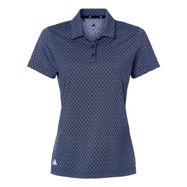 Adidas Women's 4-Way Stretch Printed Polo - Adidas Women's 4-Way Stretch Printed Polo - Image 1 of 4