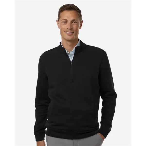 Adidas Men's Elevated Fleece Quarter-Zip Pullover - Adidas Men's Elevated Fleece Quarter-Zip Pullover - Image 0 of 4