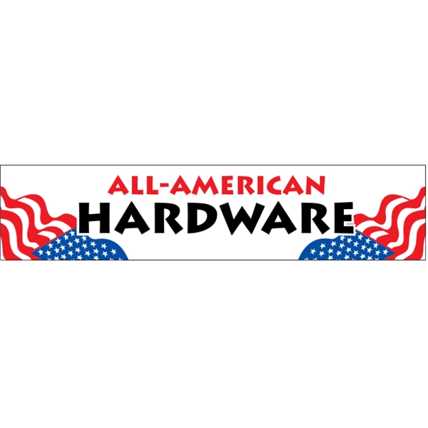 Custom 9.25" x 2.0625" Bumper Sticker