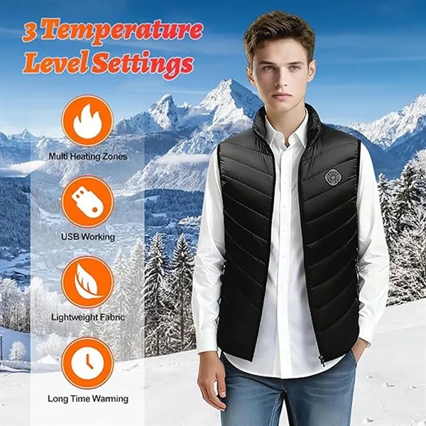 Unisex Heated Jackets with 21 Heated Zones - Unisex Heated Jackets with 21 Heated Zones - Image 3 of 6